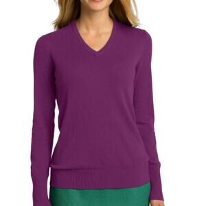 J.Crew Pullover V-Neck Cotton Thin Knit Sweater Women's Size Small Excellent ver